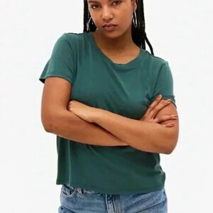Super soft Teal/ Green soft t-shirt Monki size L/XL